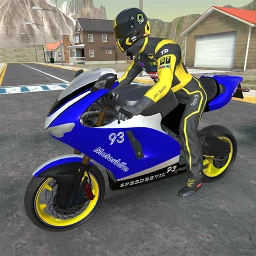 Symbol von Moto-Bike-Fahren: Mega-Rampe